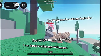 Sneaky roblox gripping tight cheeks and pumping hard till she squirms