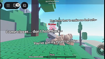 Sneaky roblox gripping tight cheeks and pumping hard till she squirms