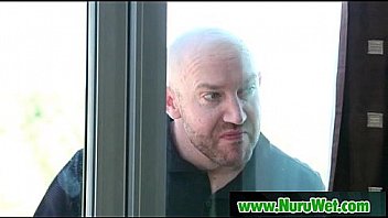 Asian busty babe gives slippery nuru massage 10