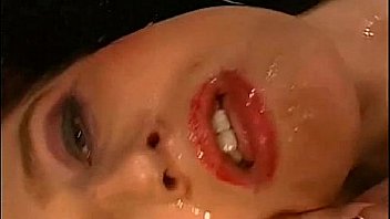 Wet oral stimulation stimulation with titty fuck