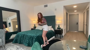 Threesome heat with sophia locke max fills and hailey rose ends in double creampie