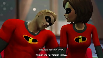 Mr incredible elastigirl and frozone threesome Mr incredible elastigirl and frozone threesome
