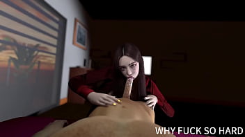 3d big boobs asian babe cheating with big dick