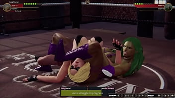Lady marvel vs jennifer nf3d lesbian sexfight combat battle ring Lady marvel vs jennifer nf3d lesbian sexfight combat battle ring