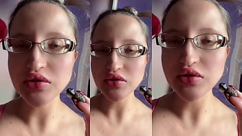 Giantess eating candy asmr