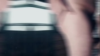 Cocksucker facial against wall