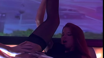 Pason and sarah blake take over the stage for a lesbian sex fest