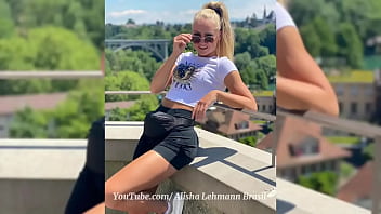 Rare beauty of the blonde with the pert breasts