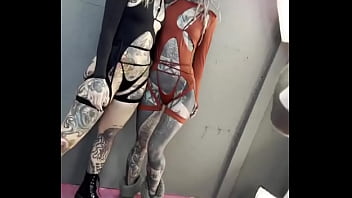 Do you like our tattoos is such a handsome woman with a gentle calm happy our path cros