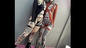 Do you like our tattoos is such a handsome woman with a gentle calm happy our path cros