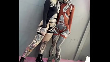 Do You Like Our Tattoos Lisarocket Is Such A Handsome Woman With A Gentle Calm Attitudeso Happy Our Path Cros thumbnail