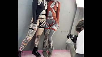 Do You Like Our Tattoos Lisarocket Is Such A Handsome Woman With A Gentle Calm Attitudeso Happy Our Path Cros thumbnail