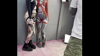 Do you like our tattoos is such a handsome woman with a gentle calm happy our path cros