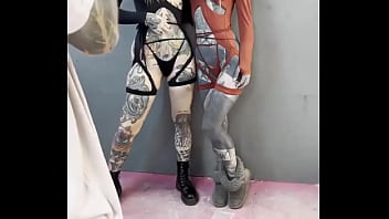 Do you like our tattoos is such a handsome woman with a gentle calm happy our path cros