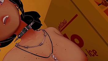 Leyley gets fucked on a washing machine