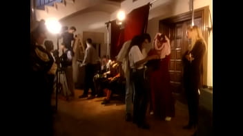 Three beautiful girls get fucked hard and thoroughly by two men