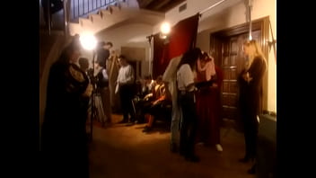 Three beautiful girls get fucked hard and thoroughly by two men