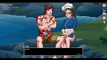 Country girl chef had a big white cock for dinner