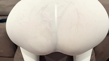 Petite asian babe with huge butt