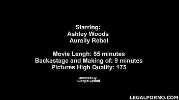 Norestfortheass ashley woods & aurelly double anal gapes and cum games gio038