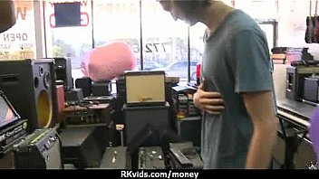 Sexy natural chick trades cash for some rough sex 9