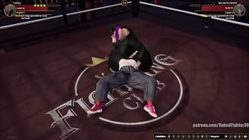 Felicity vs bolda nf3d female mma combat ring battle