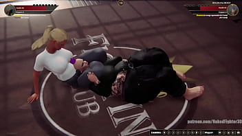 Felicity vs bolda nf3d female mma combat ring battle