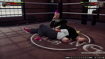 Felicity vs bolda nf3d female mma combat ring battle