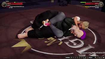 Felicity vs bolda nf3d female mma combat ring battle