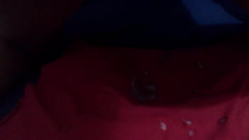 Husband commands solo and then catches jade on all fours on the living room sofa