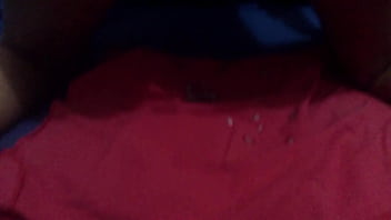 Husband commands solo and then catches jade on all fours on the living room sofa