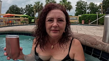 Ali allure picks up cock at the pool trailer watch full on red