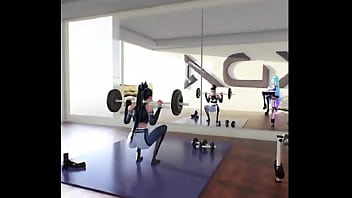 Animação 3d de legging ia