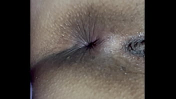 Tight asshole gape close up