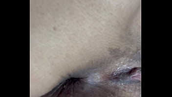 Tight asshole gape close up