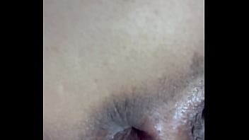 Tight asshole gape close up