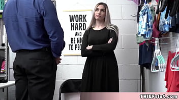 Thief slut caught and the interrogation escalated real quick Thief slut caught and the interrogation escalated real quick