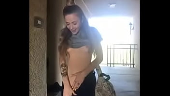 Public tease turns soaked watch me squirt after holding it in too long