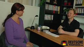 Redhead is searching for a job