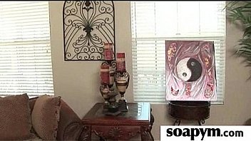 Soapy massage and shower blowjob 22