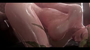 Прекрасная блондинка начала совокупляться