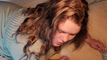 Home sex with a beautiful young bbw taboo cumshot lots of cum on her tight pink pussy