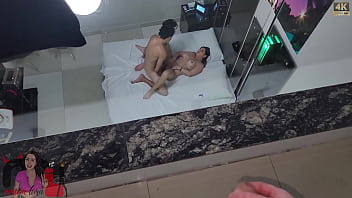 Todo castigo para corno é pouco esposa fode com gigante na frente do seu corno manso