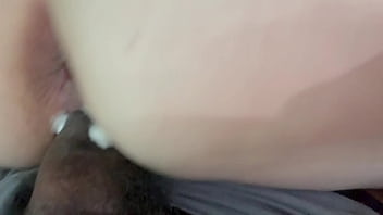 She climbs on his dick and gets her tight pussy filled deep