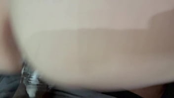 She climbs on his dick and gets her tight pussy filled deep