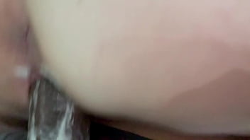 She climbs on his dick and gets her tight pussy filled deep