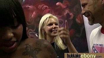 Ebony Babe Sucks Too Many White Cocks 16 thumbnail