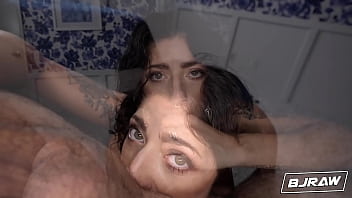 Bjraw nikki knightly has her face glazed with jizz