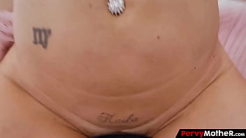 Hussy milf advantages her blue balls stepson while theyr're alone in home