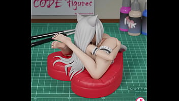 3d Render Turntable Of Neko Autocunnlingus thumbnail